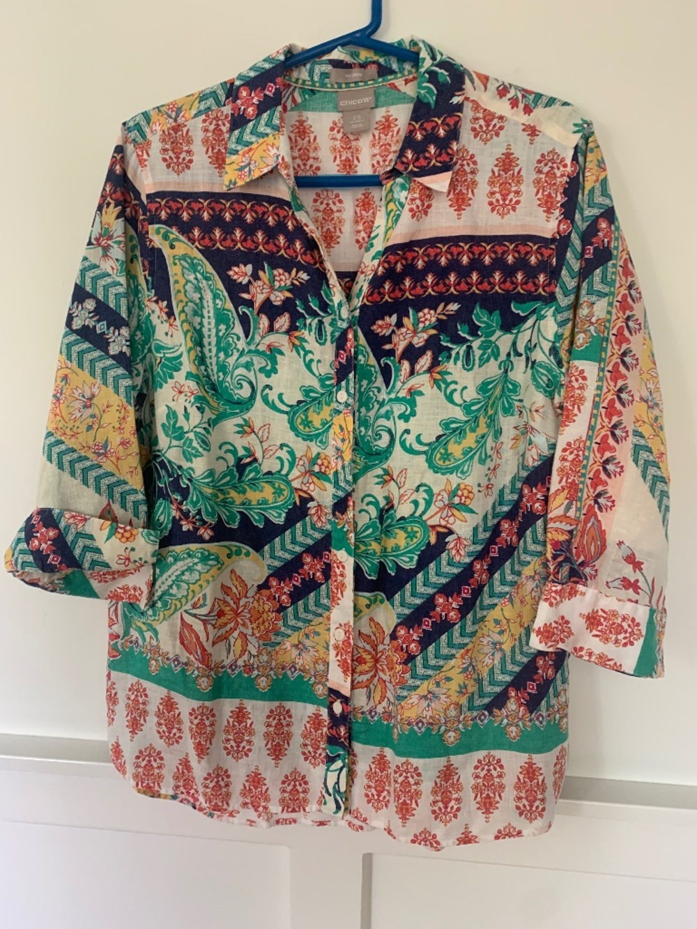 Colorful Chico’s Top
